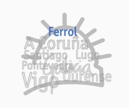 Horario Semana grande Delegacion Ferrol