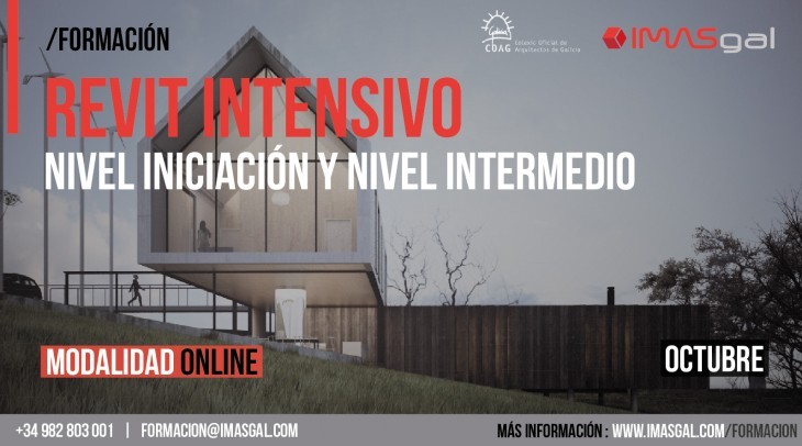 REVIT INTENSIVO (I y II) | OCTUBRE | CONVENIO COAG – IMASGAL