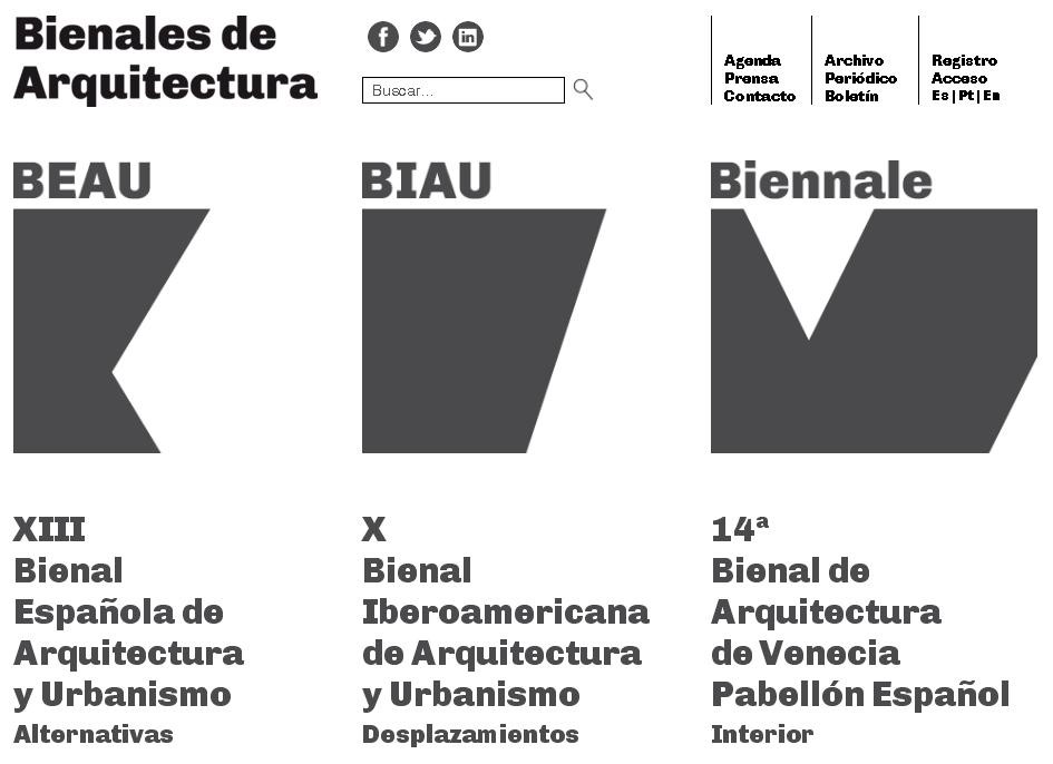 XIII Bienal Española de Arquitectura y Urbanismo y la X Bienal Iberoamericana de Arquitectura y Urbanismo