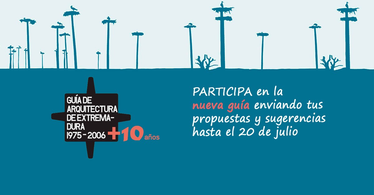 Abierto el período de presentación de obras para la nueva Guía de Arquitectura de Extremadura