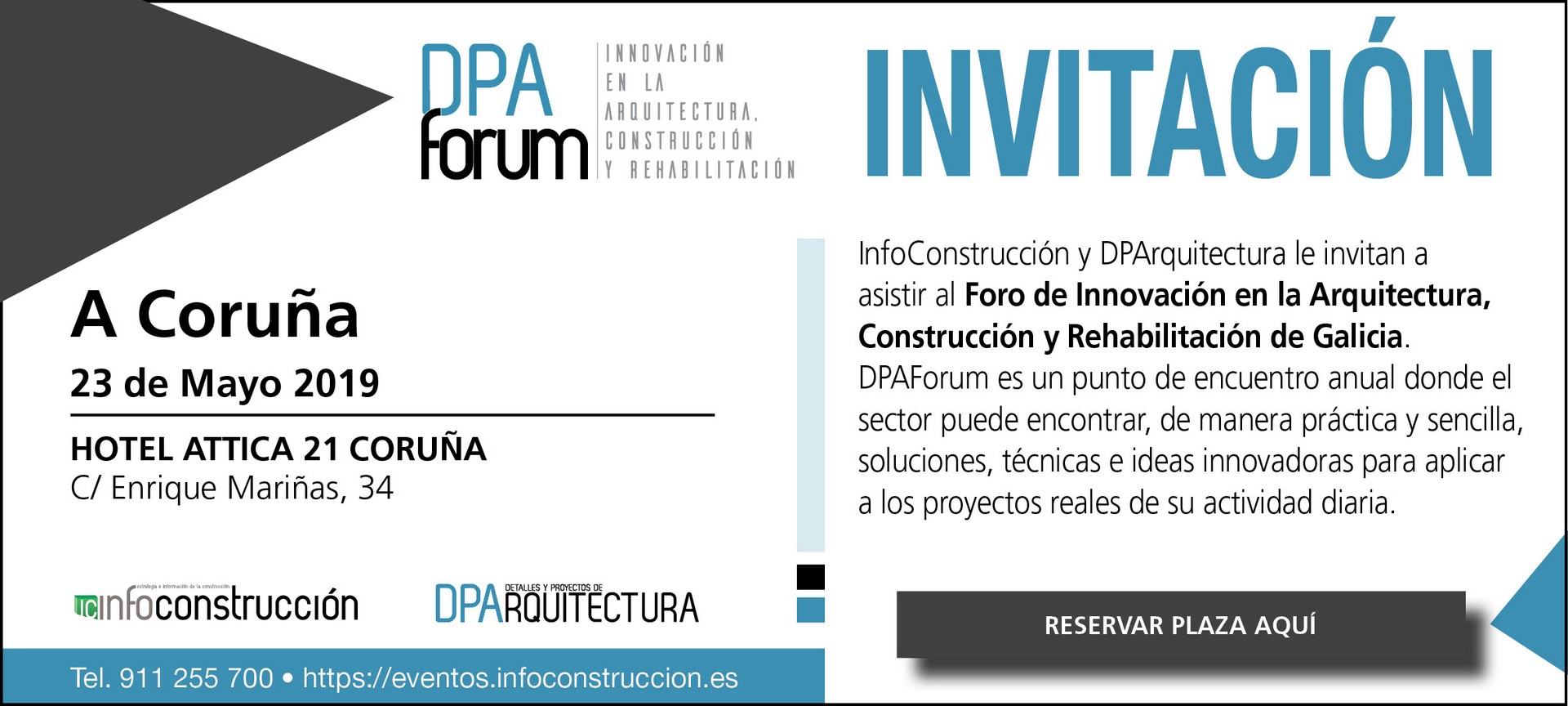DPA Forum GALICIA 2019. Innovación en la Arquitectura, Construcción y Rehabilitación