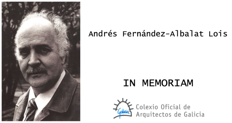 Falecemento de Andrés Fernández-Albalat Lois
