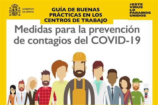 El Gobierno lanza una guía de buenas prácticas en los centros de trabajo frente al COVID-19
