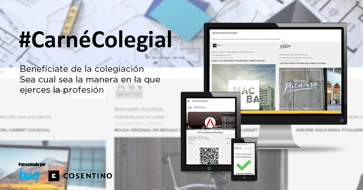 Presentación del carnet colegial digital para los profesionales de la Arquitectura en España