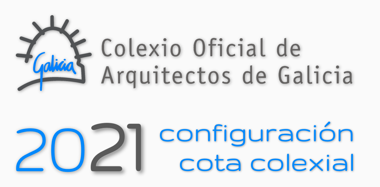 Apertura do prazo para a configuración da colexiación 2021