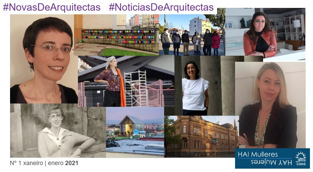 Dispoñible o número 1_2021 do boletín de #NovasDeArquitectas