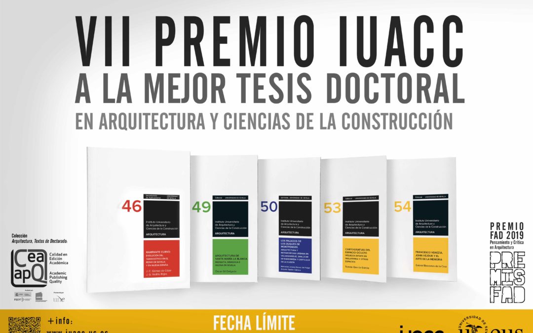 VII Premio IUACC a la Mejor Tesis Doctoral 2022 en Arquitectura y Ciencias de la Construcción 2022