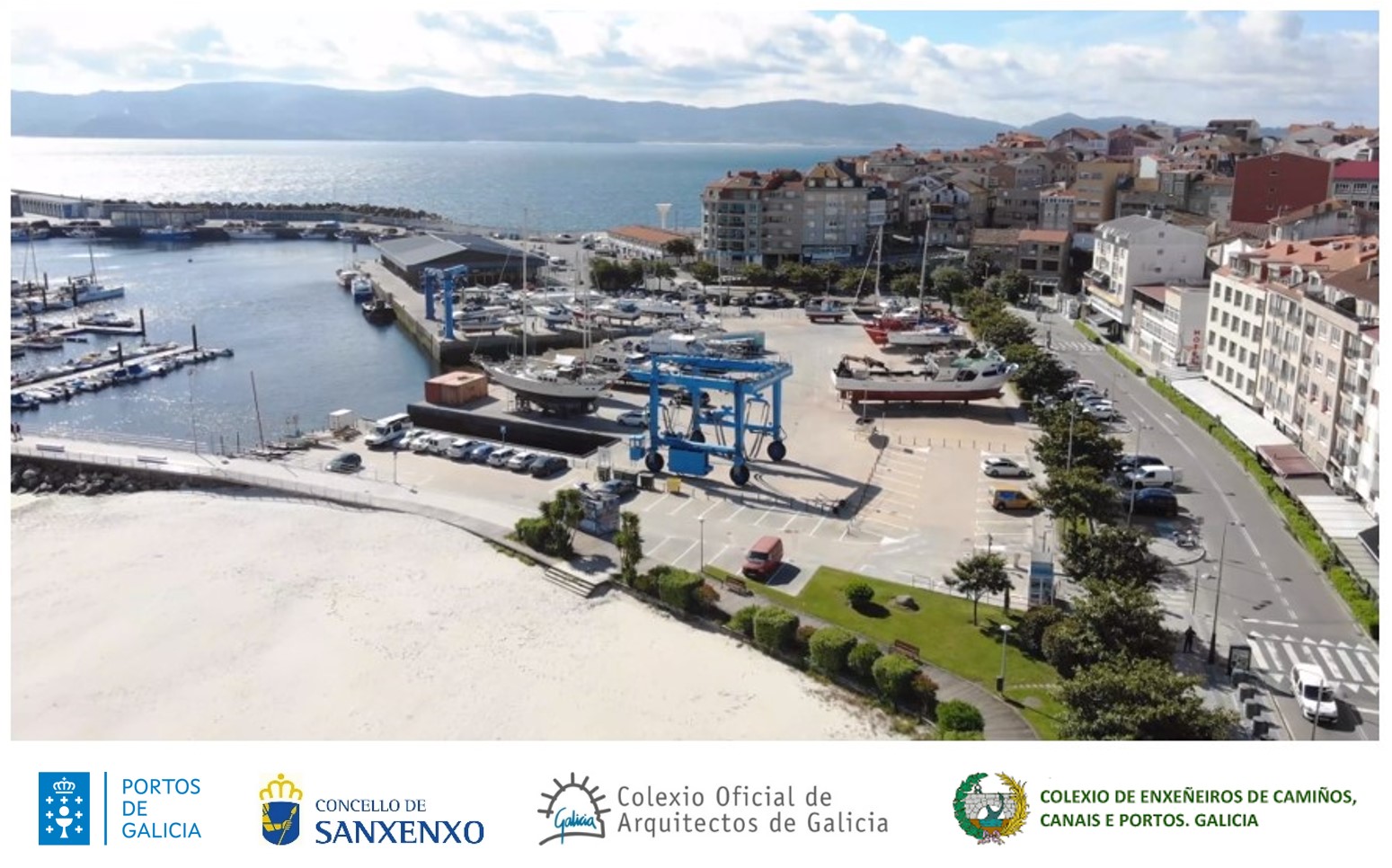 Visita informativa para licitadores do Concurso de remodelación do Porto de Portonovo