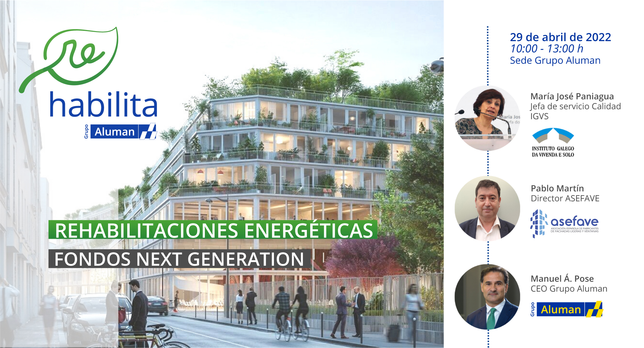 I Jornada RE-HABILITA _ REHABILITACIONES ENERGÉTICAS Y FONDOS NEXT GENERATION