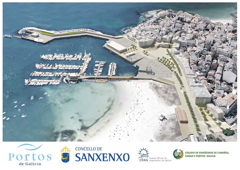 Fallo del concurso abierto para la remodelación de los terrenos que ocupa el Puerto de Portonovo y su entorno en el Ayuntamiento de Sanxenxo