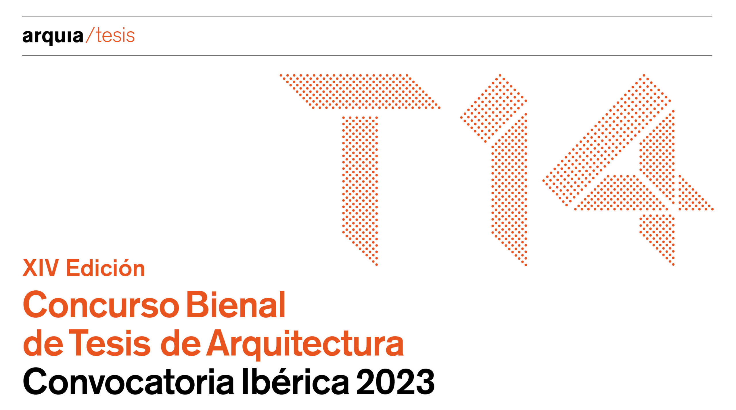XIV Concurso Bienal de Tesis de Arquitectura