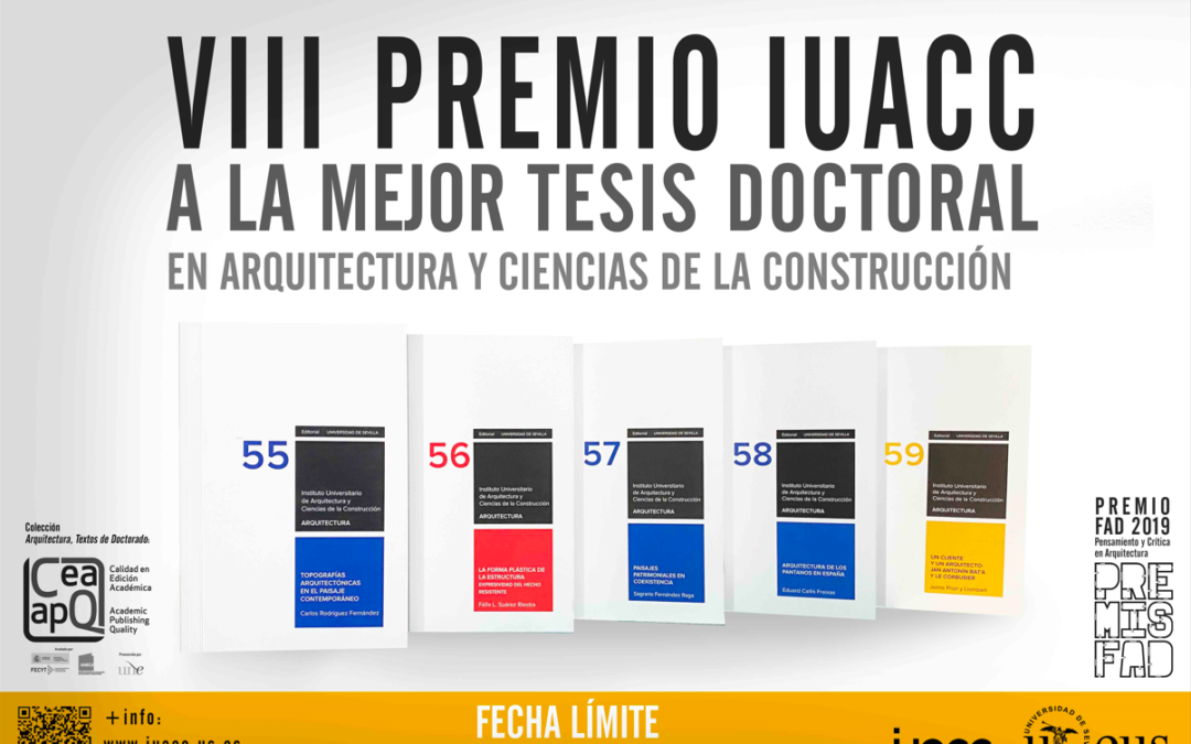 VIII Premio IUACC a la Mejor Tesis Doctoral en Arquitectura y Ciencias de la Construcción 2023
