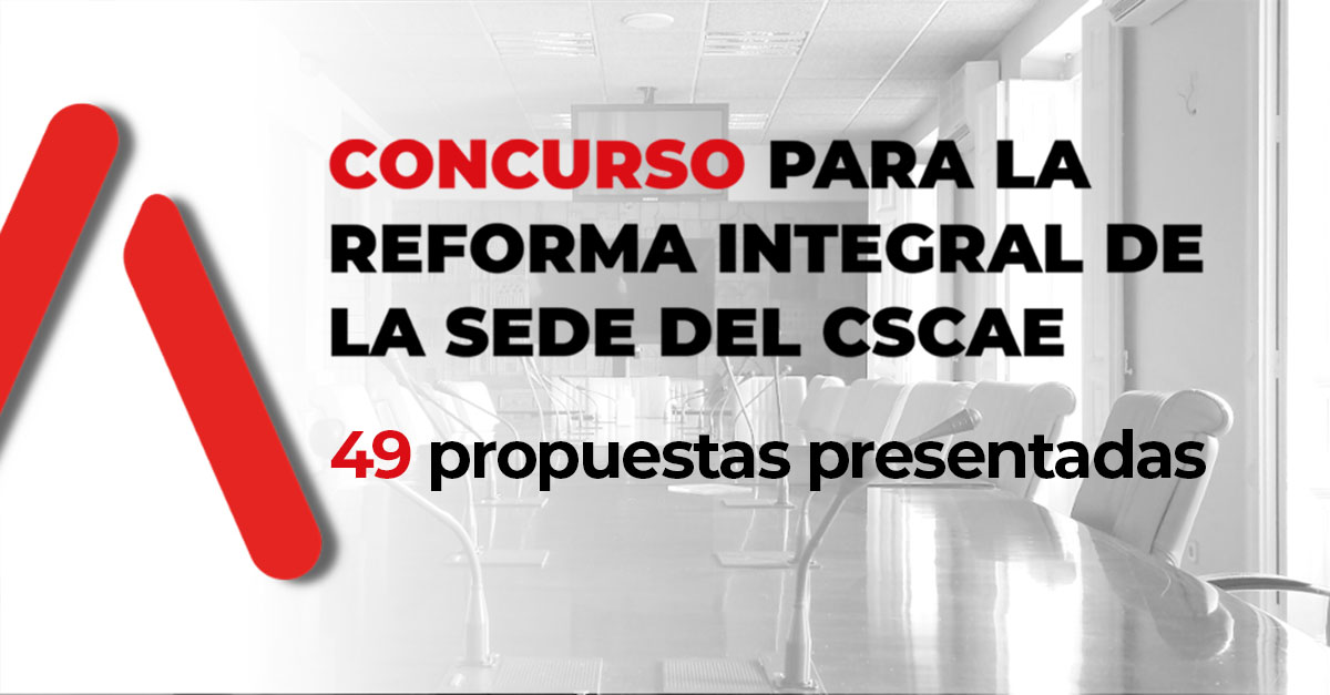 49 propuestas concurren al concurso para la reforma integral de la sede del CSCAE