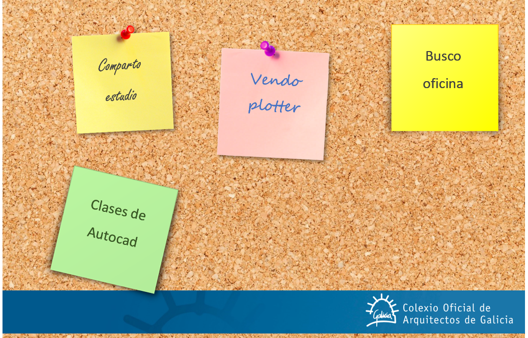 Tablón de anuncios en la web colegial