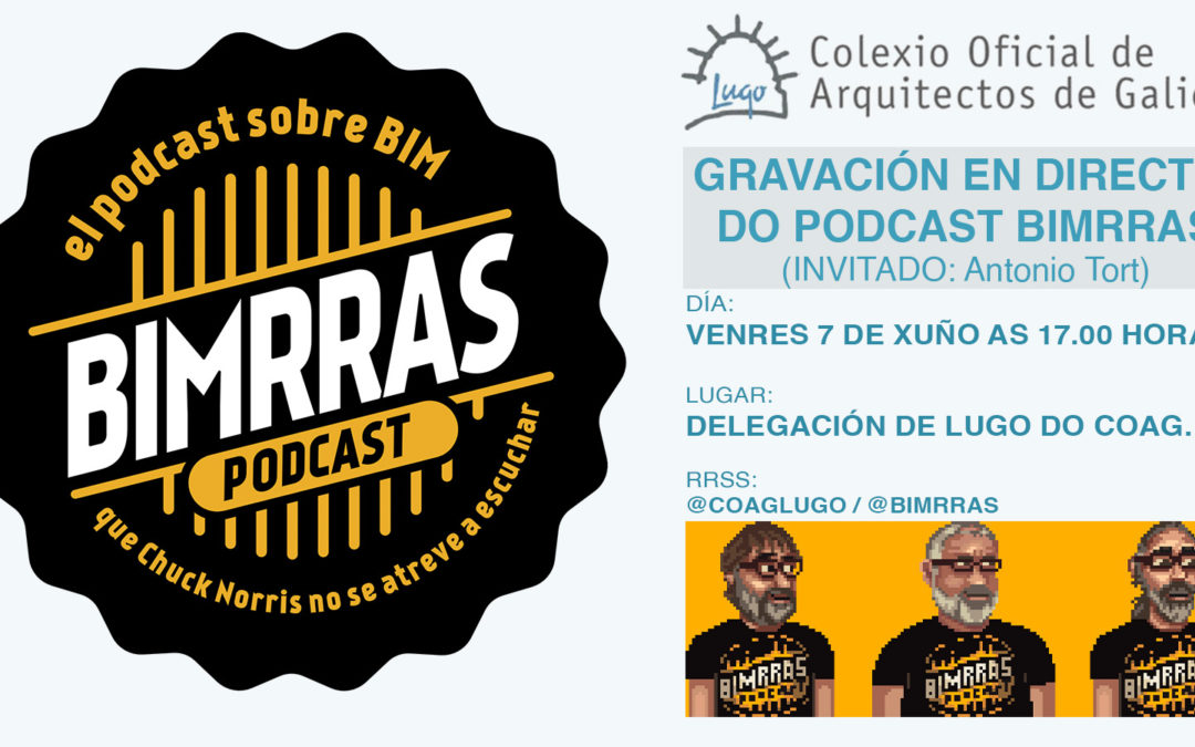 Grabación en directo en la Delegación de Lugo del podcast BIMrras