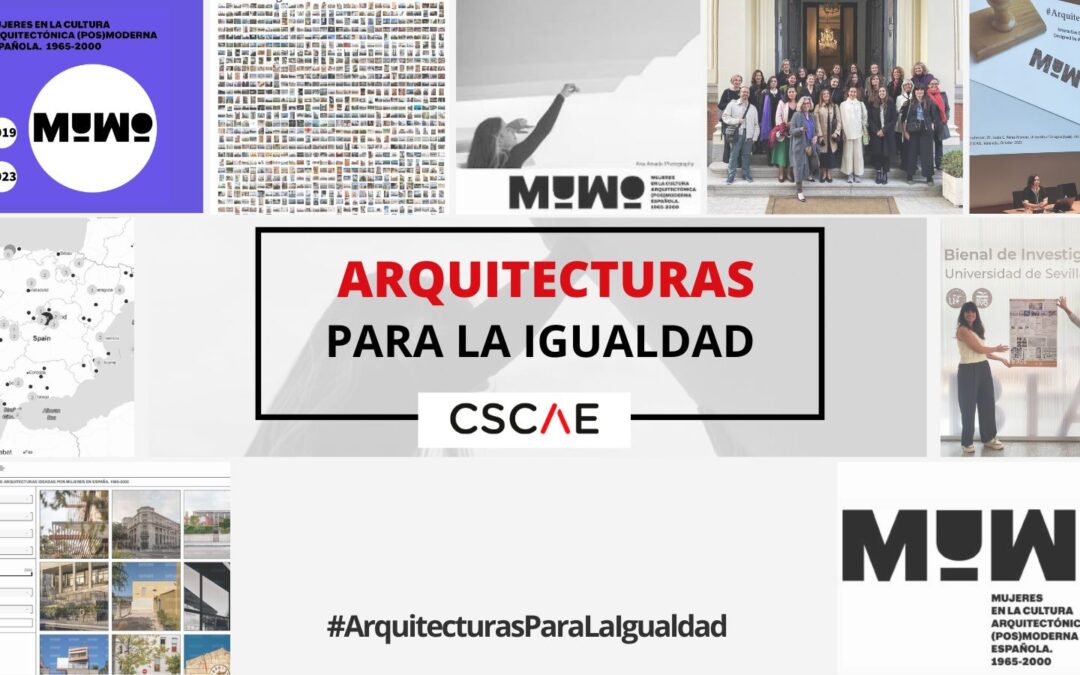 Una investigación sobre las arquitectas españolas de los años 1975 a 2000, protagonista, en enero, de #ArquitecturasParaLaIgualdad