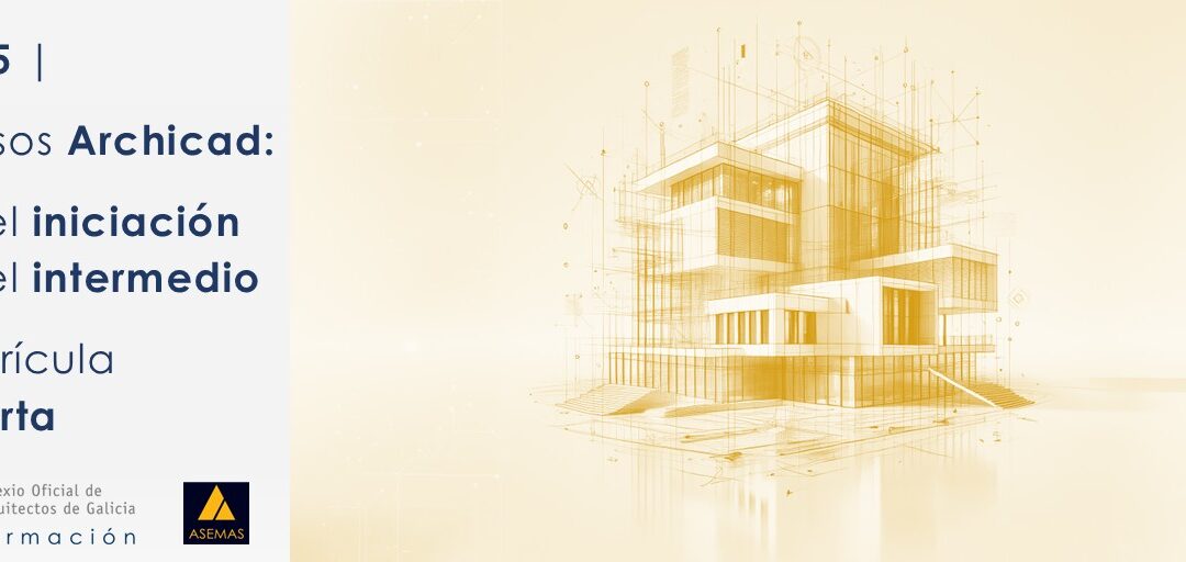Aberto o prazo de matrícula para os cursos de Archicad nivel iniciación e intermedio.