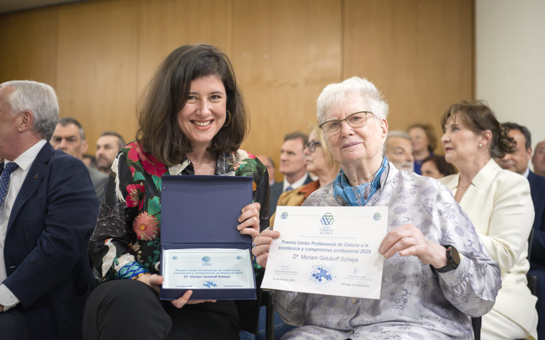 La arquitecta Myriam Goluboff, premiada por la Unión Profesional de Galicia