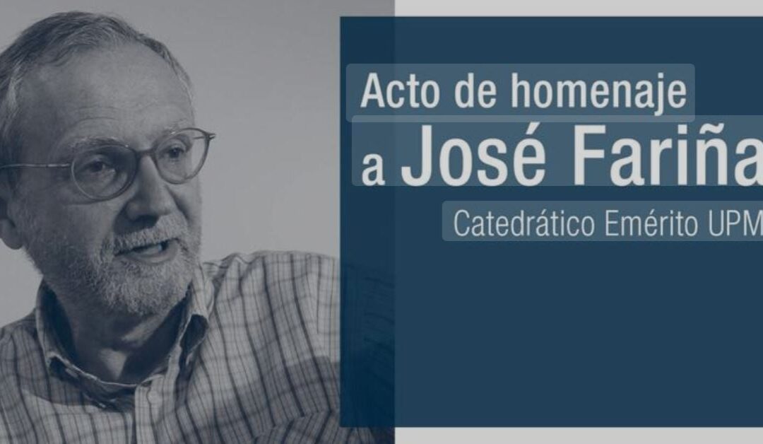 Grabación del acto de homenaje a José Fariña Tojo