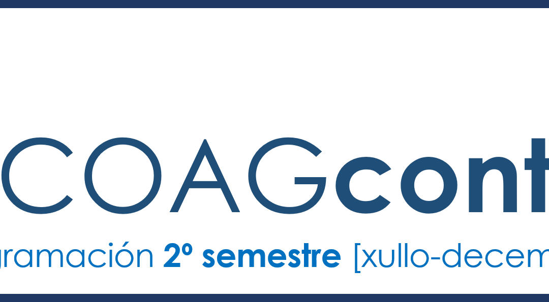 #COAGconta: Programa segundo semestre 2025
