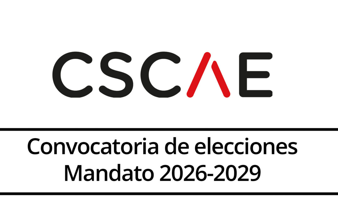 Convocatoria de elecciones CSCAE // Mandato 2026-2029