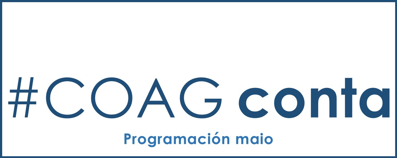 #COAGconta: Programación maio 2026