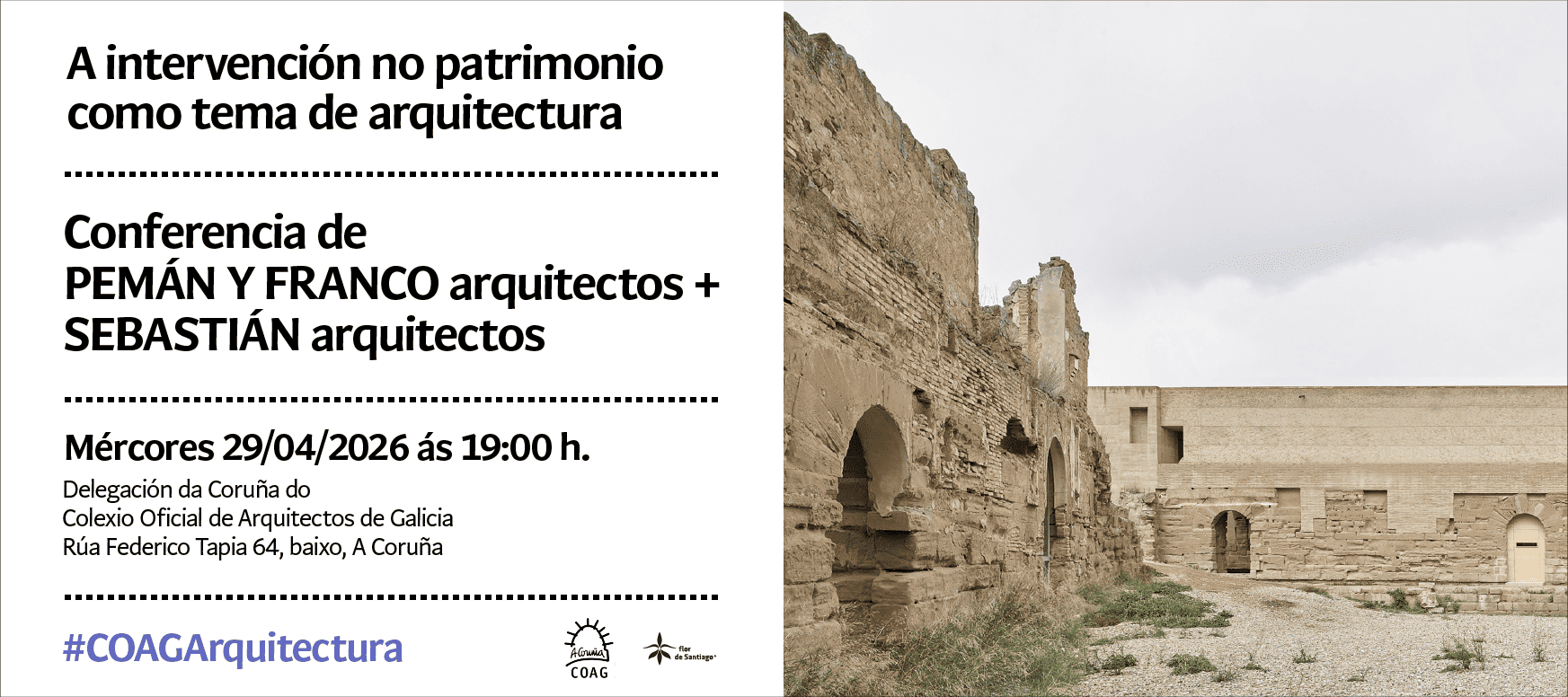 Conferencia de Pemán y Franco Arquitectos + Sebastián arquitectos